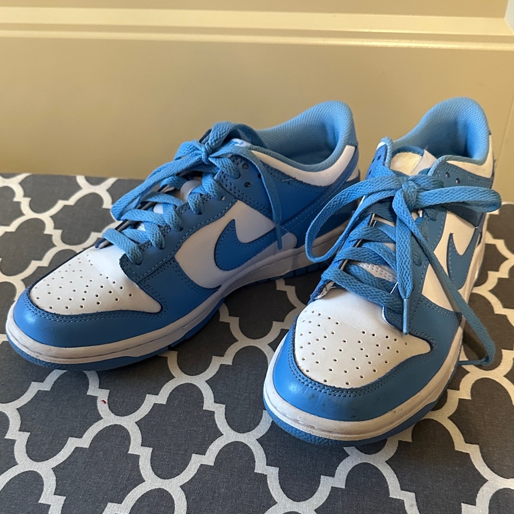 Nike Dunk University Blue and White Sneakers  - 6.5Y